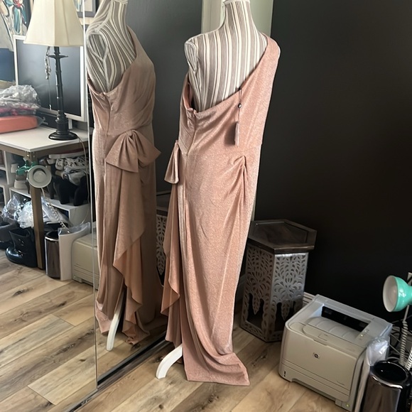 🛑 1 hour sale. Adrianna Papell, ginger gown, size 16 - Picture 9 of 11